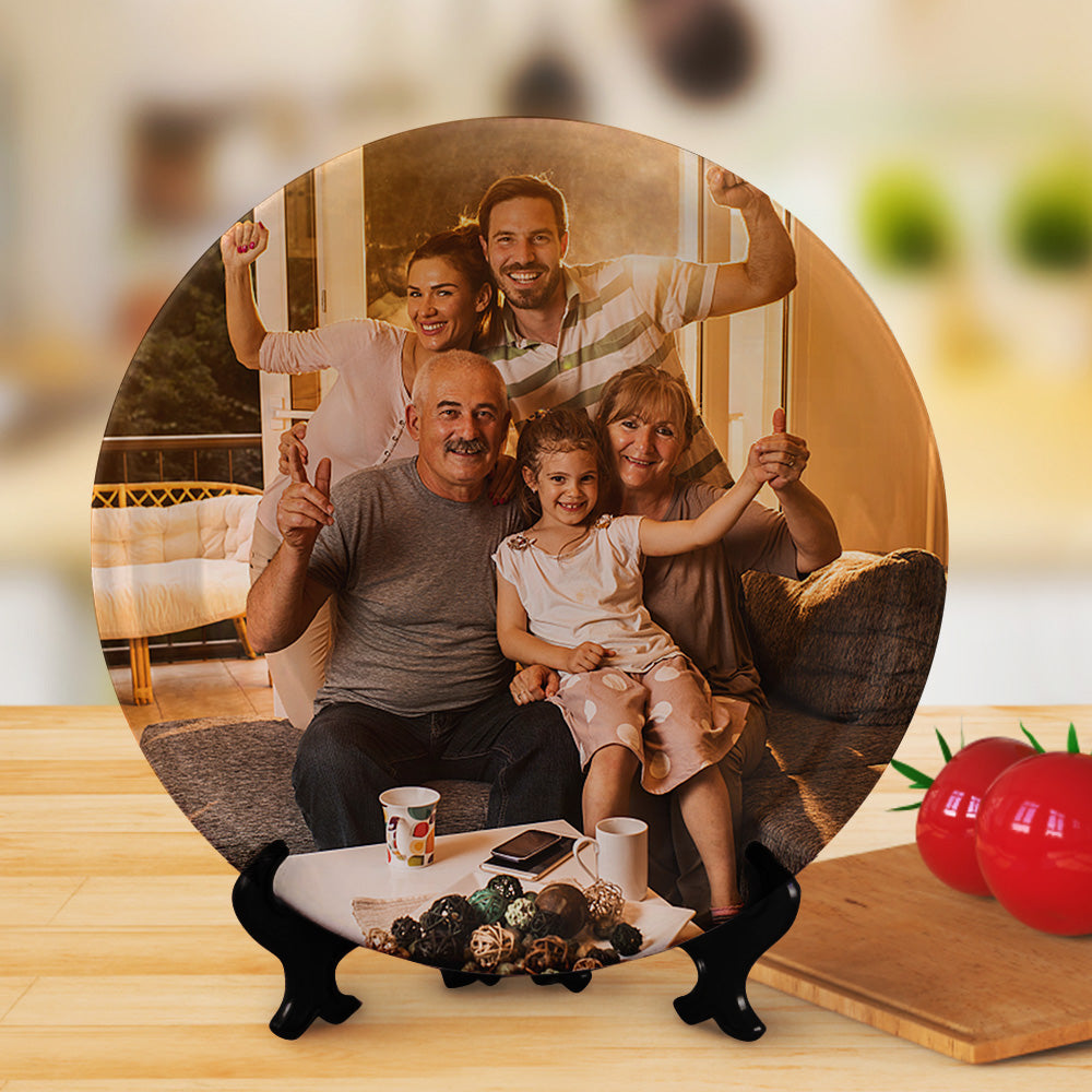 Fully Customizable Photo Ceramic Dinner Plates