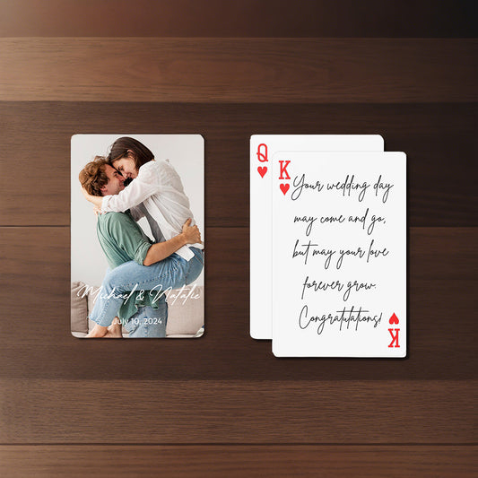 Personalized Playing Cards Wedding Guest Book Alternative Unique Wedding Keepsake