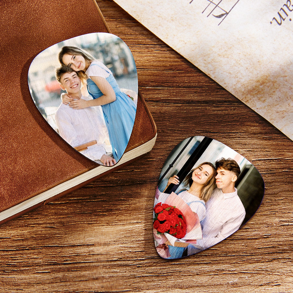 Personalized Guitar Pick with Photo for Musicians - 12pcs