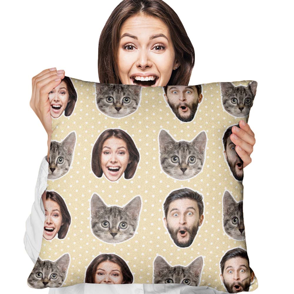 Custom Face Pillow or Pillowcase – Personalize Your Home Decor with Unique Cushions!