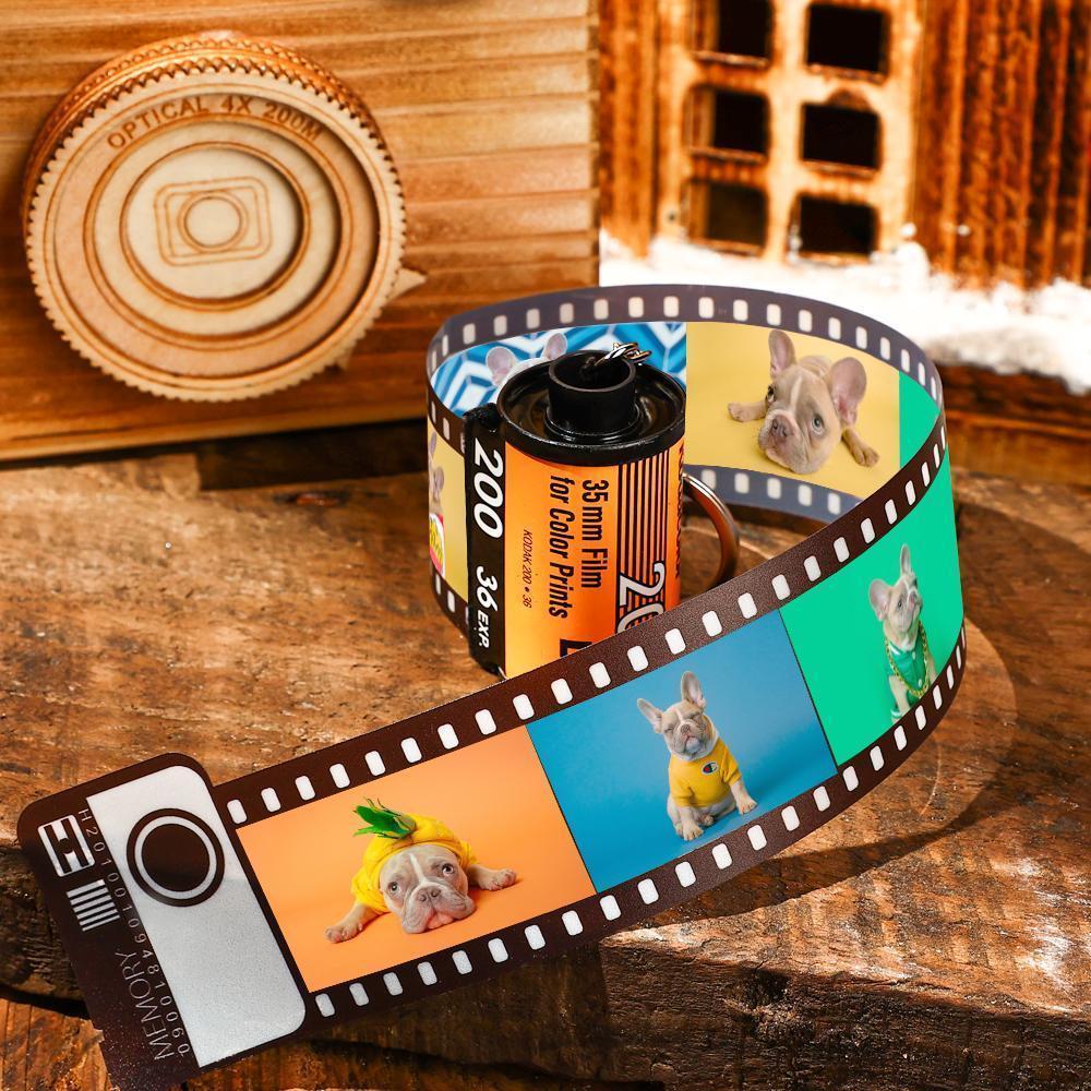 Custom Camera Film Roll Keychain Gift for Him For Boyfriend