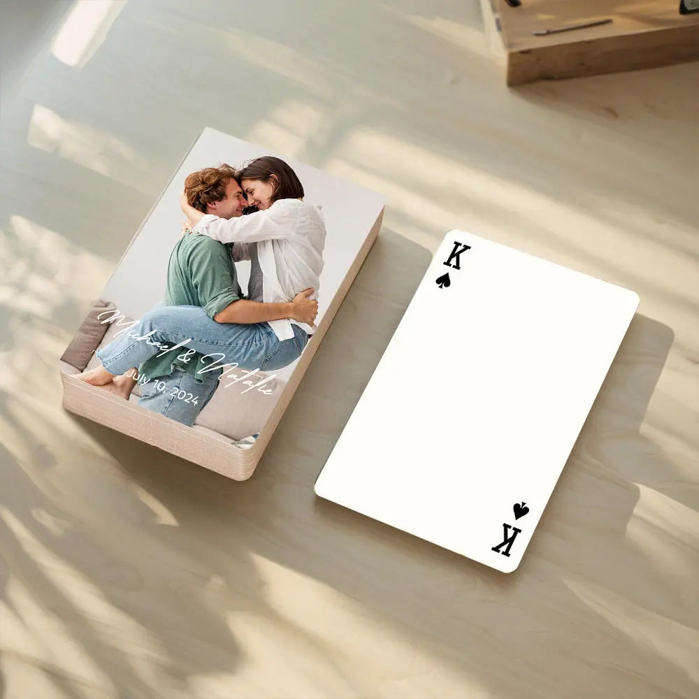 Personalized Playing Cards Wedding Guest Book Alternative Unique Wedding Keepsake